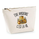 Trousse Beige Être apicultrice c'est la vie