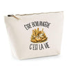 Trousse Beige Être boulangère c'est la vie