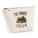 Trousse Beige Être cuisinière c'est la vie