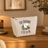 Trousse Beige Être éducatrice c'est la vie