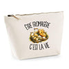 Trousse Beige Être fromagère c'est la vie