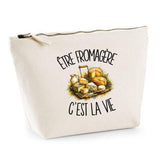 Trousse Beige Être fromagère c'est la vie