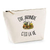 Trousse Beige Être jardinière c'est la vie