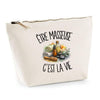 Trousse Beige Être masseuse c'est la vie