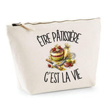 Trousse Beige Être pâtissière c'est la vie