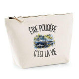 Trousse Beige Être policière c'est la vie