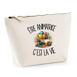Trousse Beige Être animatrice c'est la vie
