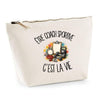 Trousse Beige Être coach sportive c'est la vie