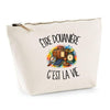 Trousse Beige Être douanière c'est la vie