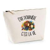 Trousse Beige Être douanière c'est la vie