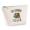 Trousse Beige Être couturière c'est la vie