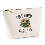 Trousse Beige Être couturière c'est la vie