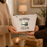 Trousse Beige Être traductrice c'est la vie