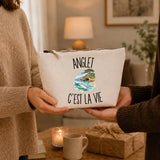 Trousse Beige Anglet c’est la vie