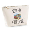 Trousse Beige Belle-Île c’est la vie