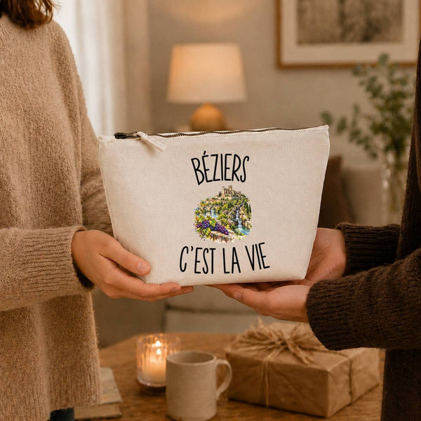 Trousse Beige Béziers c’est la vie