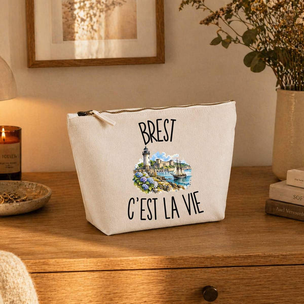 Trousse Beige Brest c’est la vie