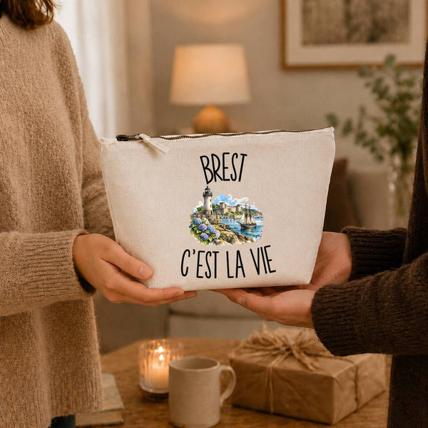 Trousse Beige Brest c’est la vie