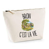 Trousse Beige Bron c’est la vie