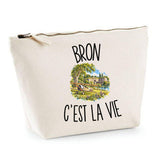 Trousse Beige Bron c’est la vie