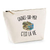 Trousse Beige Cagnes-sur-Mer c’est la vie