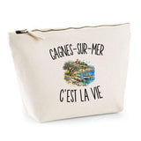 Trousse Beige Cagnes-sur-Mer c’est la vie