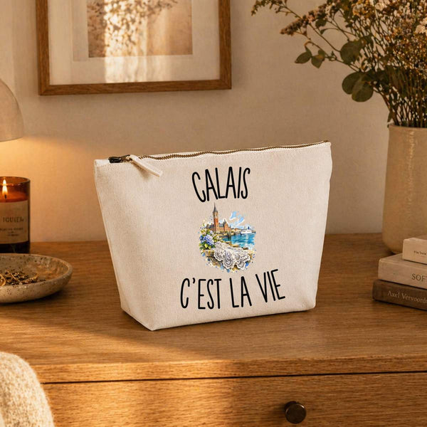 Trousse Beige Calais c’est la vie
