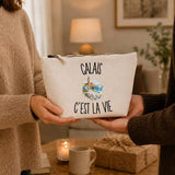 Trousse Beige Calais c’est la vie
