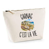 Trousse Beige Carnac c’est la vie