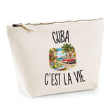 Trousse Beige Cuba c’est la vie