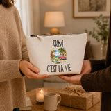 Trousse Beige Cuba c’est la vie