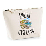 Trousse Beige Étretat c’est la vie