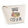 Trousse Beige Grasse c’est la vie