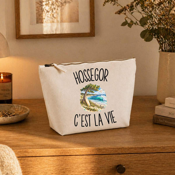 Trousse Beige Hossegor c’est la vie