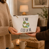 Trousse Beige L’Ain c’est la vie
