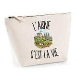 Trousse Beige L’Aisne c’est la vie