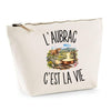 Trousse Beige L’Aubrac c’est la vie