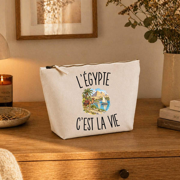 Trousse Beige L’Égypte c’est la vie