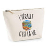 Trousse Beige L’Hérault c’est la vie