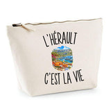 Trousse Beige L’Hérault c’est la vie