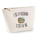 Trousse Beige L’Île d’Oléron c’est la vie