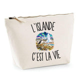 Trousse Beige L’Islande c’est la vie
