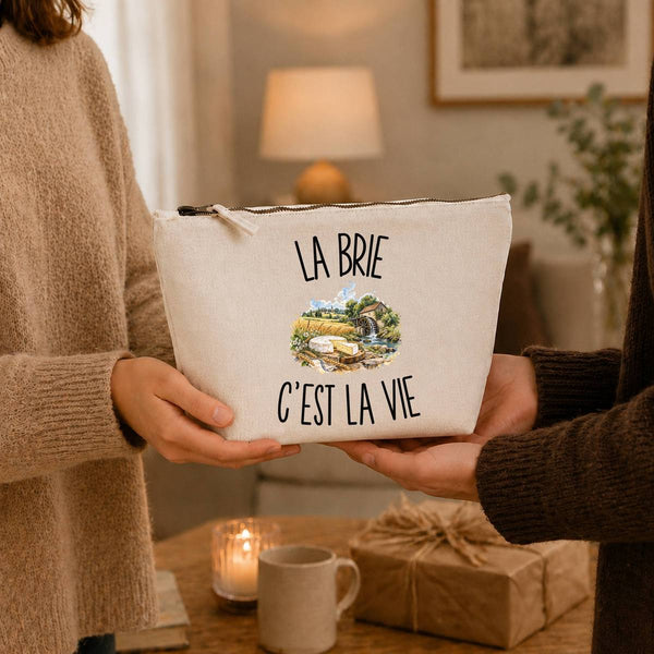 Trousse Beige La Brie c’est la vie