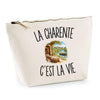Trousse Beige La Charente c’est la vie