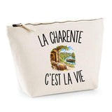 Trousse Beige La Charente c’est la vie