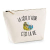 Trousse Beige La Côte d’Azur c’est la vie