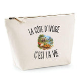 Trousse Beige La Côte d’Ivoire c’est la vie