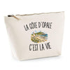 Trousse Beige La Côte d’Opale c’est la vie
