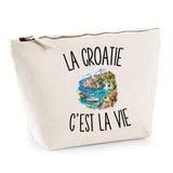 Trousse Beige La Croatie c’est la vie