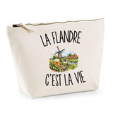 Trousse Beige La Flandre c’est la vie